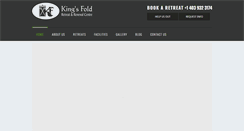 Desktop Screenshot of kingsfoldretreat.com